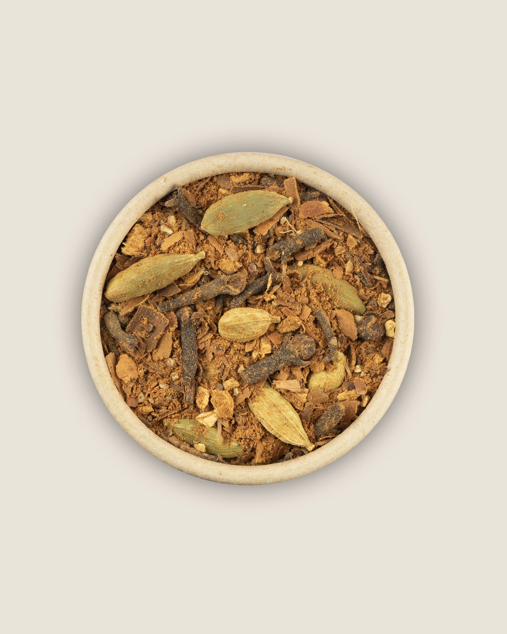 Bio Chai-Gewürztee „Denk Pause“ von TeeFritz – lose Gewürzmischung mit Pfeffer, Tonka, Kardamom und Gewürzen